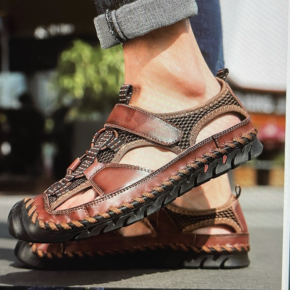 Men’s Breathable Hand Made Mesh Sandals